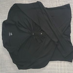 rue21 black button-down long sleeve size XL